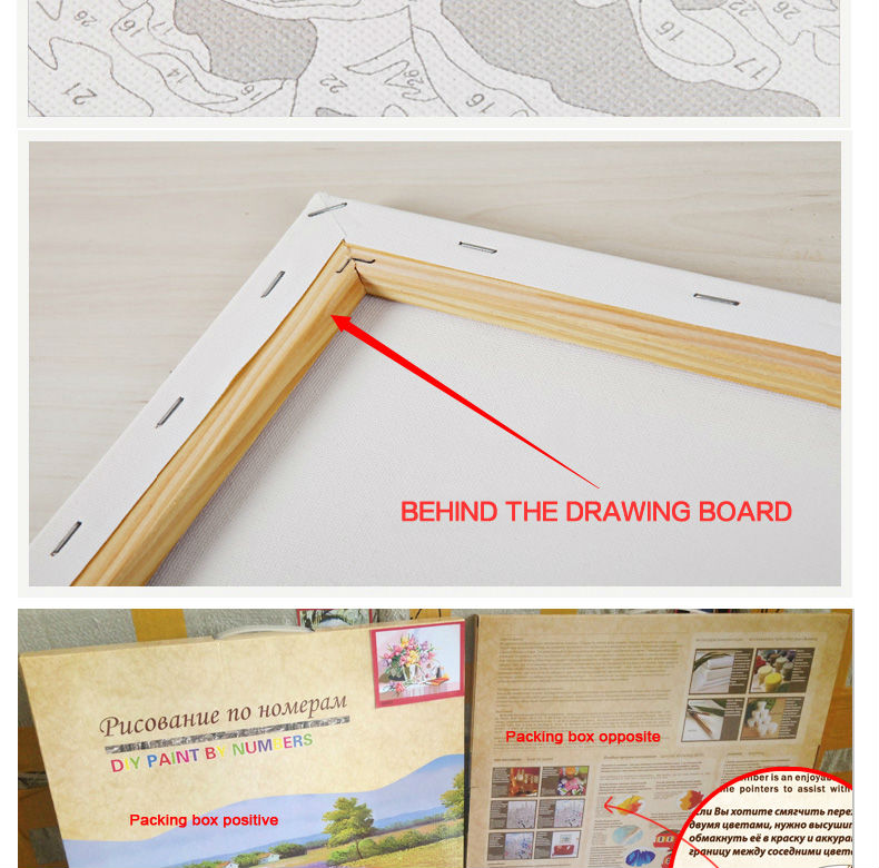 hot selling dog design  acrylic diy digital painting by numbers for home decor GX25852