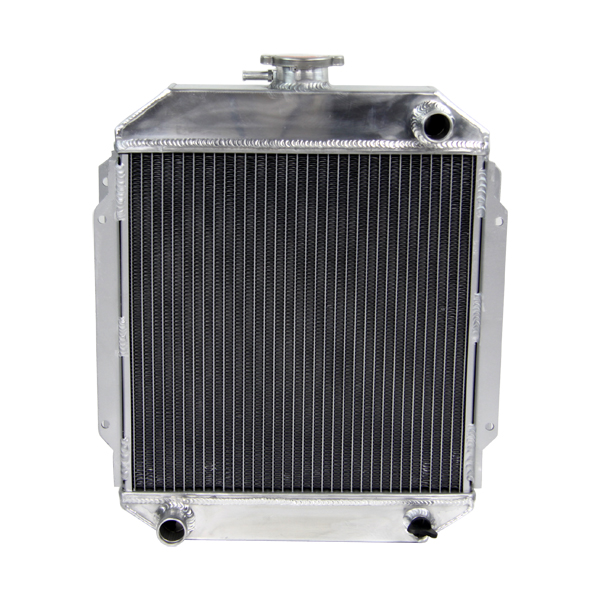 for DATSUN 1200 B110 A12//T 1970-1976 3 row aluminum radiator /& fan /& hose BLACK