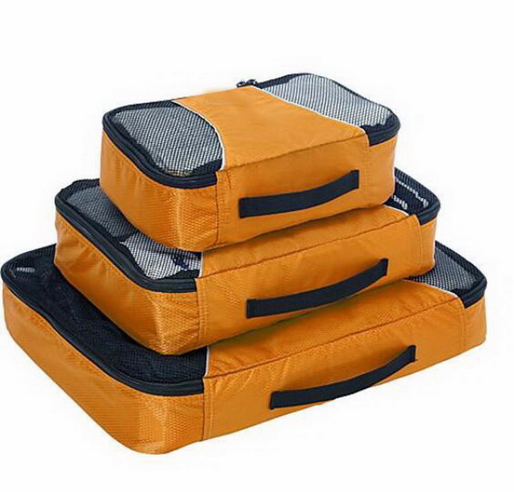 Set da 3 pezzi di kit di cubetti di imballaggio per l'organizer in tessuto per valigie da viaggio