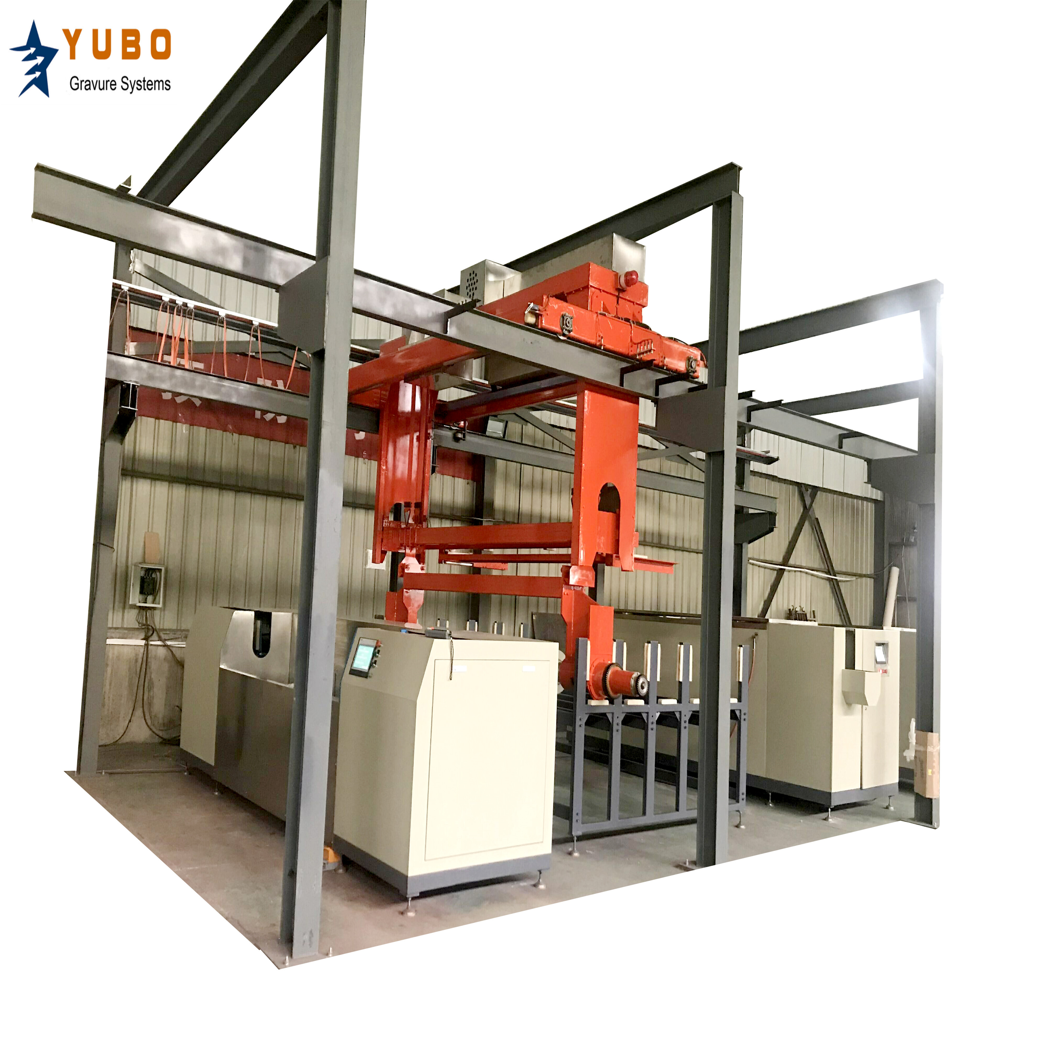 Шаньси YUBO покрытие автоматическая линия для никель медь хром ролика