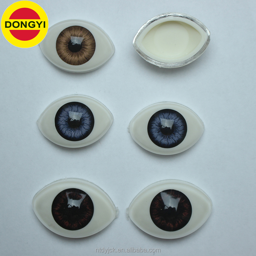 28mm Smaragdgrün Acryl Rund Puppen Augen
