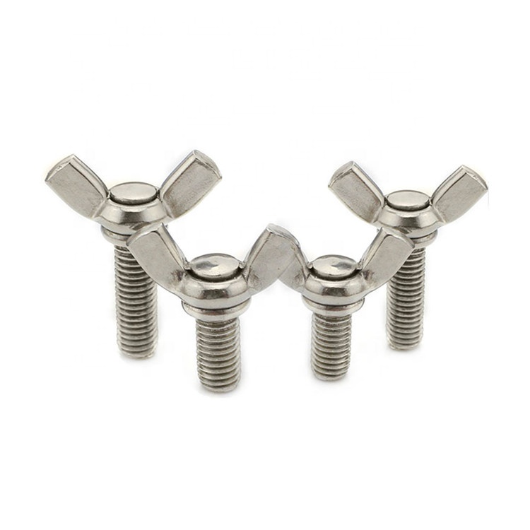 | Tornillo de mariposa Tornillos de mariposa M5 x 10 DIN 316 acero inoxidable A2 4 unidades OPIOL Quality forma americana
