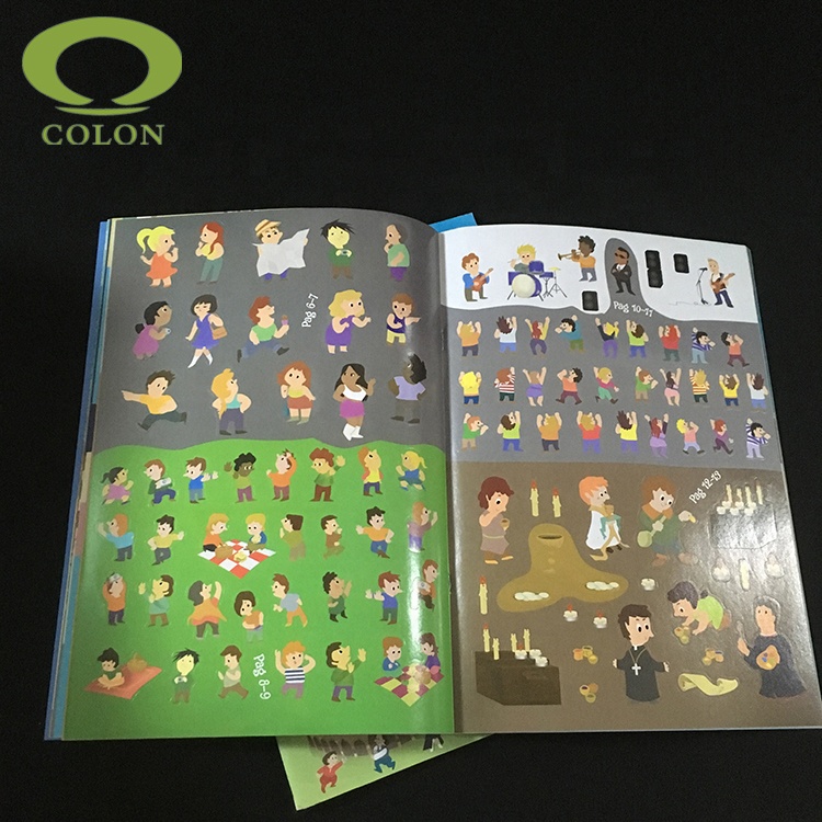 Образовательный Набор детских наклеек для раскрашивания книг