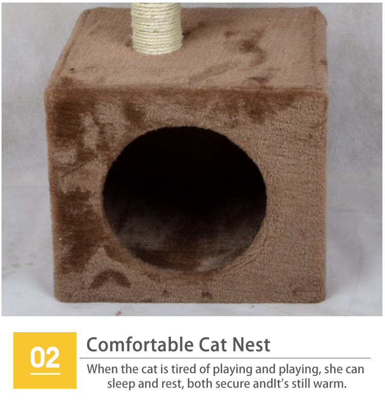 Factory direct quality christmas cat tree 70cm/cat tree parts