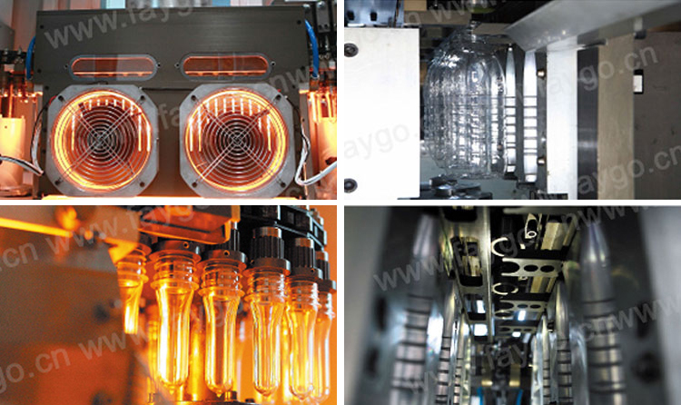 Fully automatic high speed auto fg4 4 cavity linear pet plastic mineral water bottle blowing molding machine price