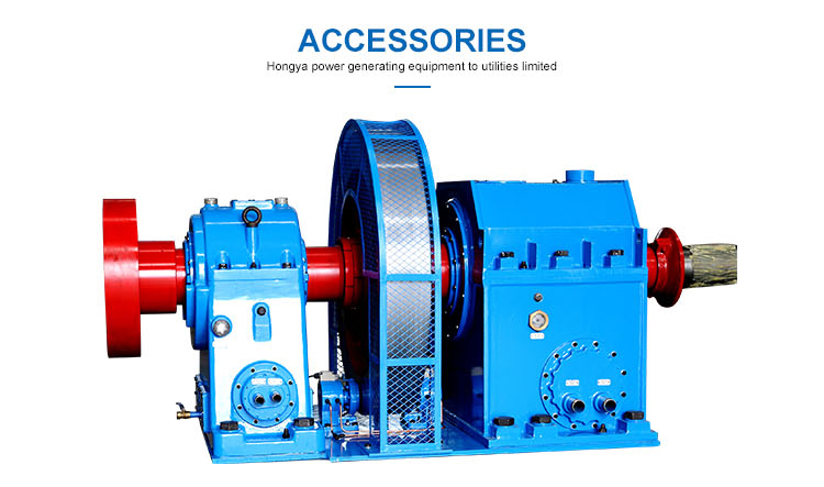 High efficiency water hydropower turbine generator 2 mw