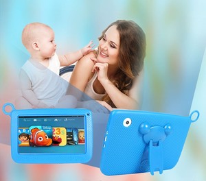 Hot Selling HD Touch Screen Tablet For Kids, Little cute bear holder Dual-Core Kids Tablet Pc
