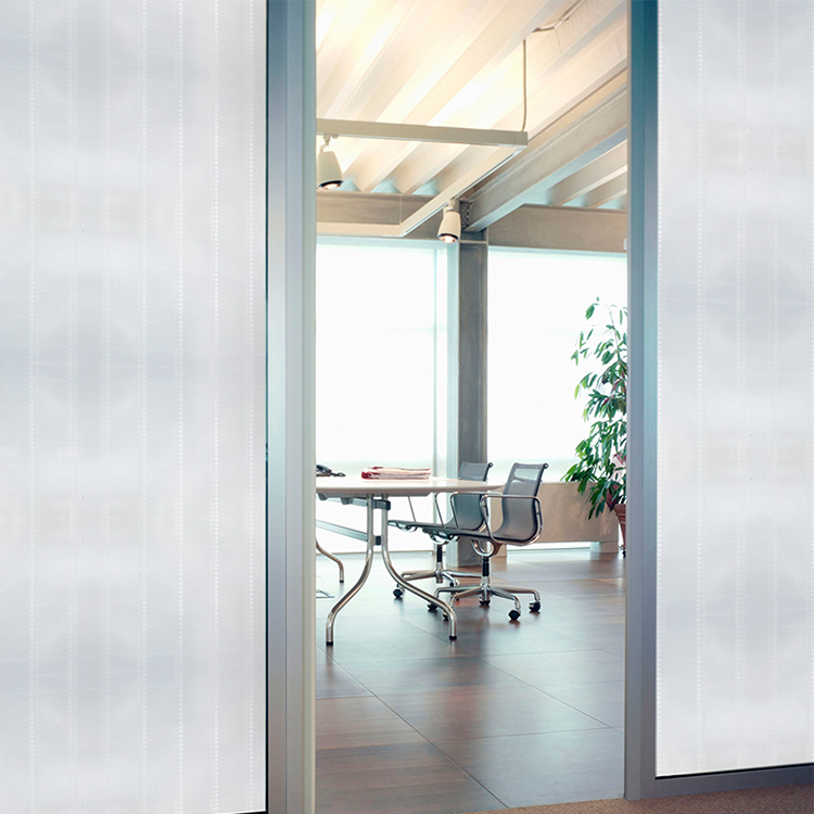 BSCI изготовленная на заказ прозрачная декоративная матовая стеклянная пленка для окна в горошек