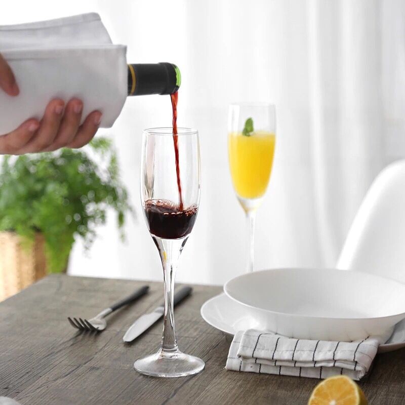 Wholesale Glassware Crystal Champagne Flute Glass for Wedding,clear champagne glass cup
