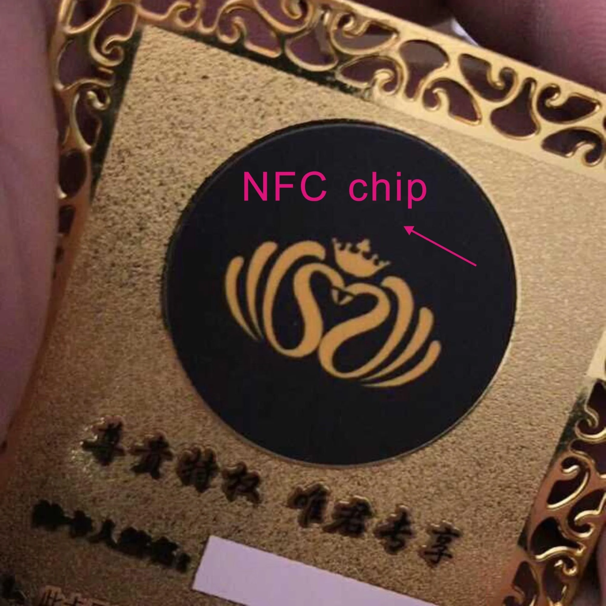 China manufacturer good quality printing metal smart card with chip