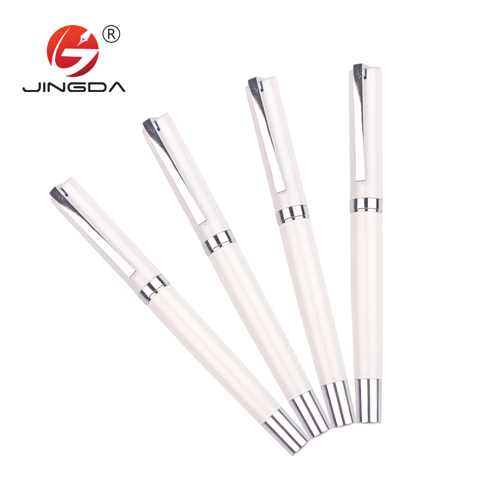 Хорошее качество Jingda шариковая ручка с гравировкой логотипа напрямую с фабрики индивидуальные Роскошная металлическая ручка