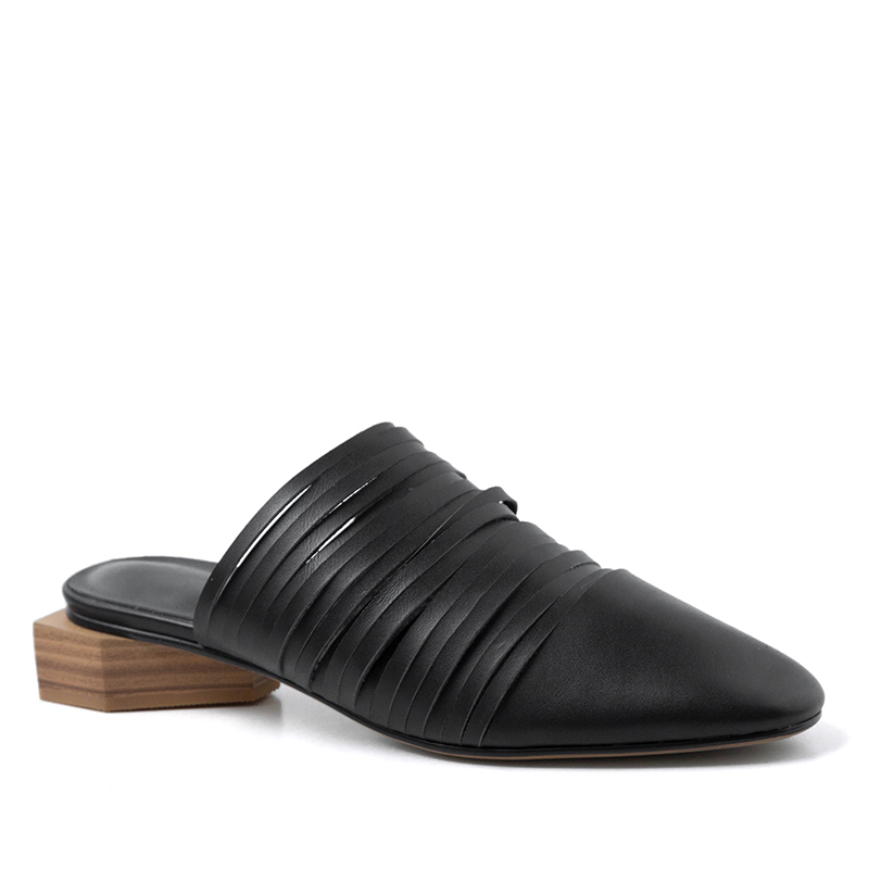 WETKISS/поставка фабрики оптовая продажа; Женская обувь; Женские туфли-лодочки модельные туфли без шнуровки на низком каблуке с заостренным носком кожаные босоножки с открытой пяткой; Модные женские босоножки с открытой пяткой; Цвет: