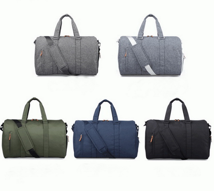 Logo personnalis&eacute; week-end sport sac de sport voyage v&ecirc;tement sac de sport avec compartiment &agrave; chaussures