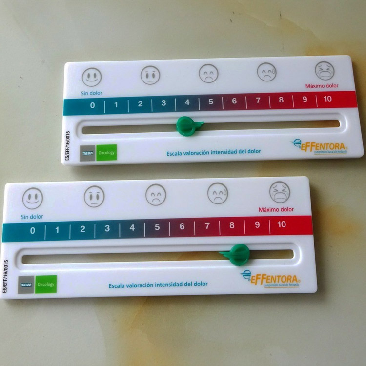 Медицинская кардиограмма, шкала боли, линейка