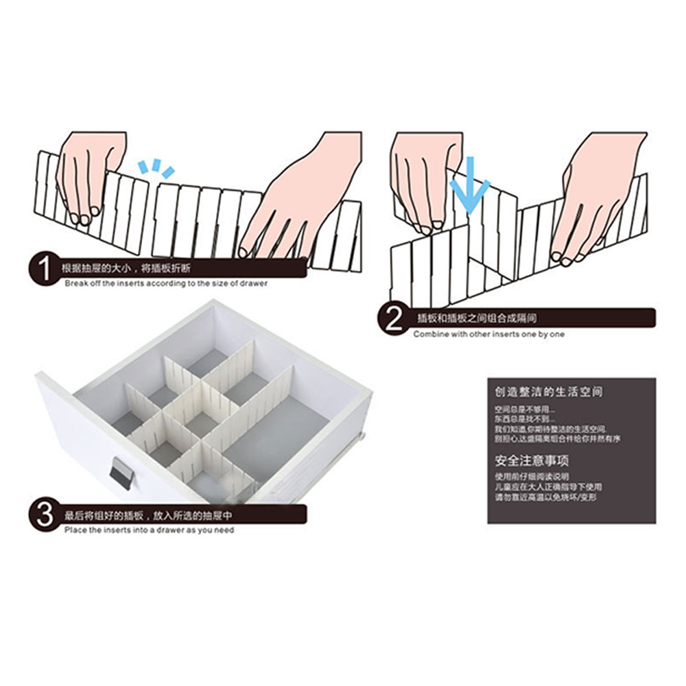 Пластиковый ящик-сепаратор для кухни и комнаты