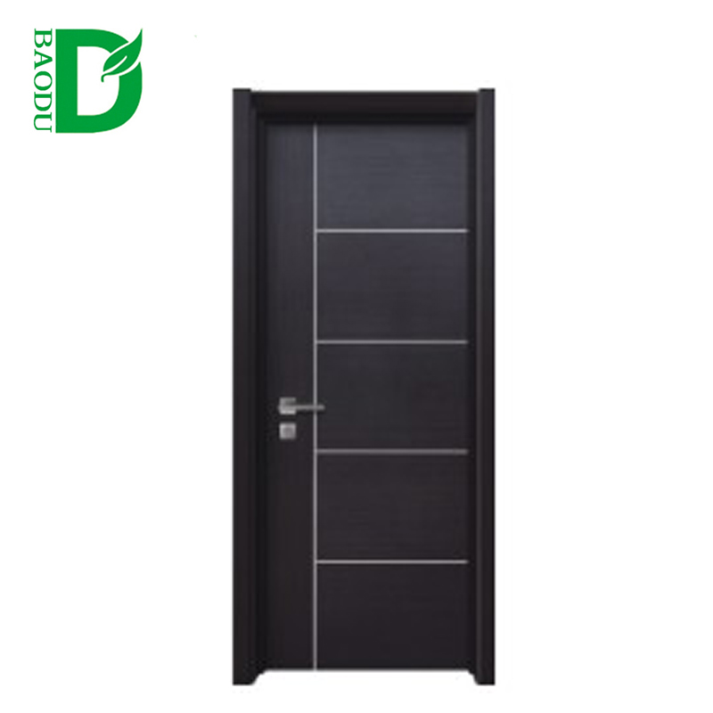 High quality interior door designs pvc solid wood door hotel room doors