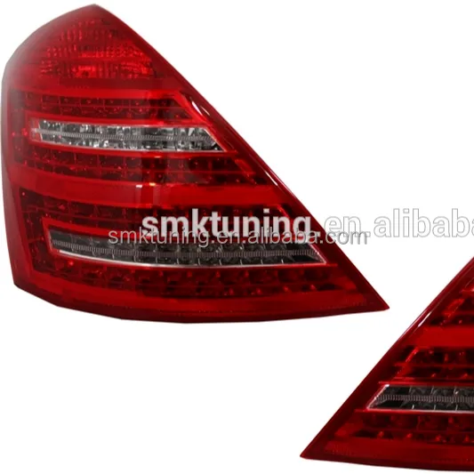 Led Rear Lights Red Black Facelift Looks for MERCEDES S CLASS W221 05-09