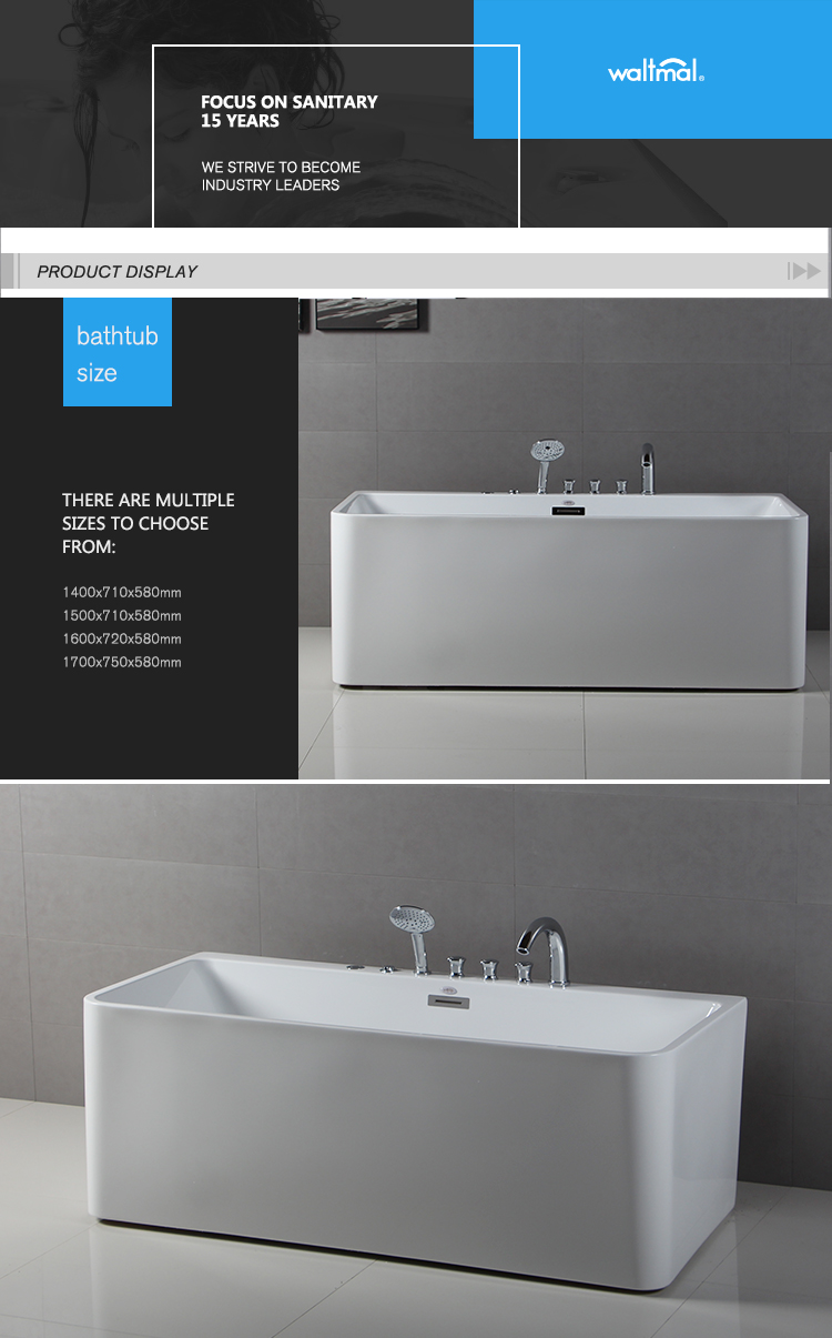 back to wall jacuzi air bubble rectangle bath_tub whirlpool bathtub jaccuzi bathtub