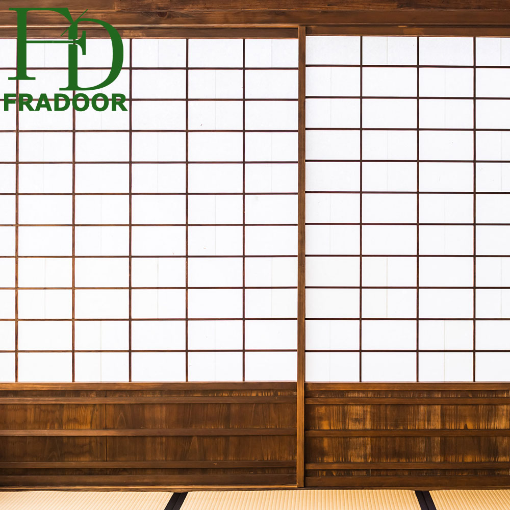 Wooden Sliding Shoji Screen Room Divider Wooden Doors in Japan