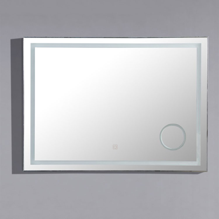 modern bath mirrors lighted bathroom mirror bath wall vanity LED mirror with sensor switch