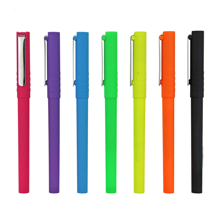 Colorful Promotional Plastic Gel Pens with Custom Logo