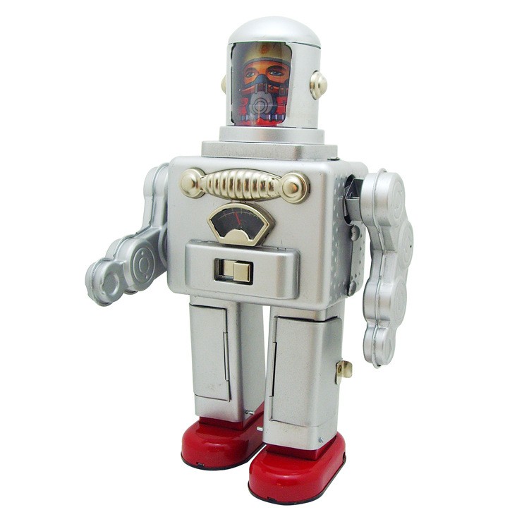 ロボット　ブリキ 送料込み 復刻版 ブリキのロボット 並行輸入品 : ちょいまいず