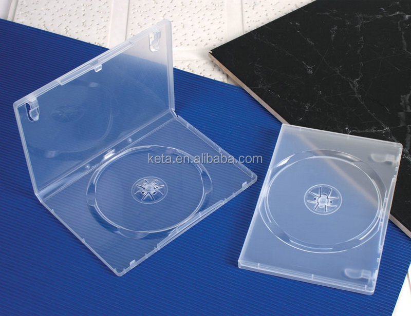 14 мм суперпрозрачный одинарный пластиковый длинный Чехол для DVD с рукавом