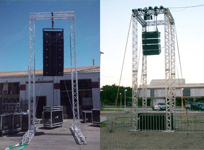 TourGo Aluminum Speaker Line Array Truss Tower for Concert Stage