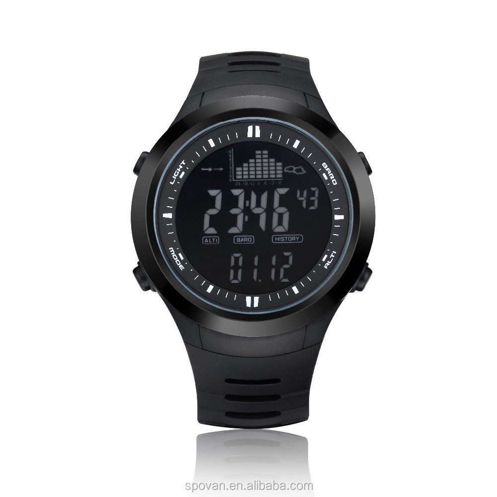 Pêche Montre Baromètre 3ATM Etanche Thermomètre Altimètre Hommes militaires de sport numérique Montres Pêche Montre Baromètre 3ATM Etanche Thermomètre Altimètre Hommes militaires de sport numérique Montres