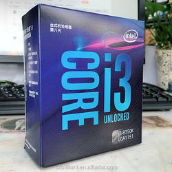 Processador de cpu encaixado intel core8 pc i3 8350 k I3-8350K lga 1151-land FC-LGA 14 nanômetros cpu quad-core