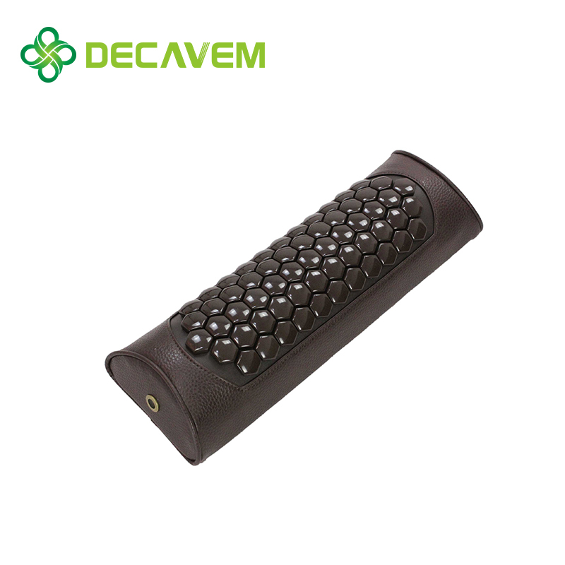 Decavem Newest Cervical Gemstone FIR Therapy Reduce Head Pain Tourmaline acupressure Pillow FCC Certificate