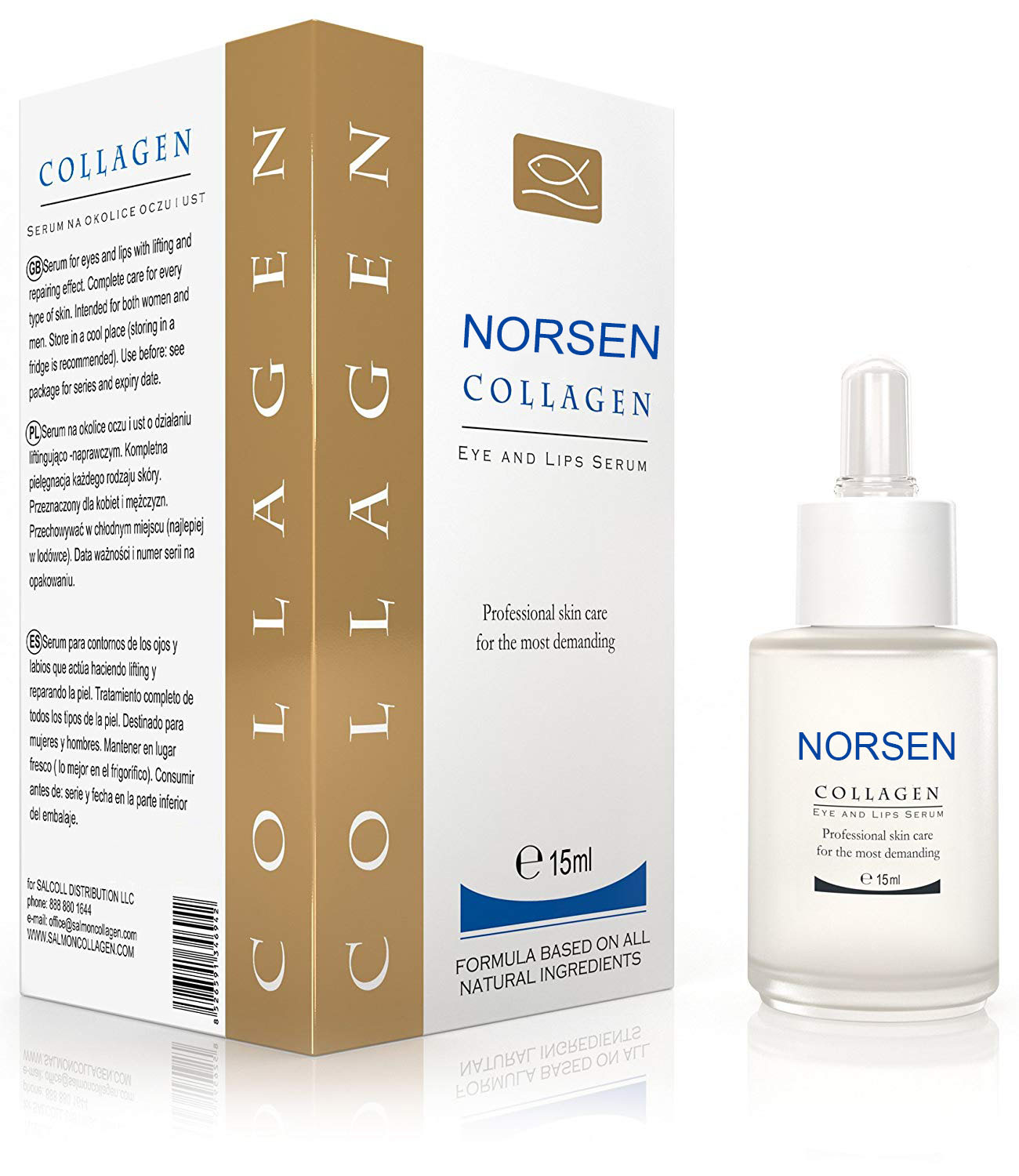 Organic Moisturizing Anti Aging Collagen Eye Serum Hot Selling Natural Glass Bottle Liquid Female 3 Years Sample Size 30 Days