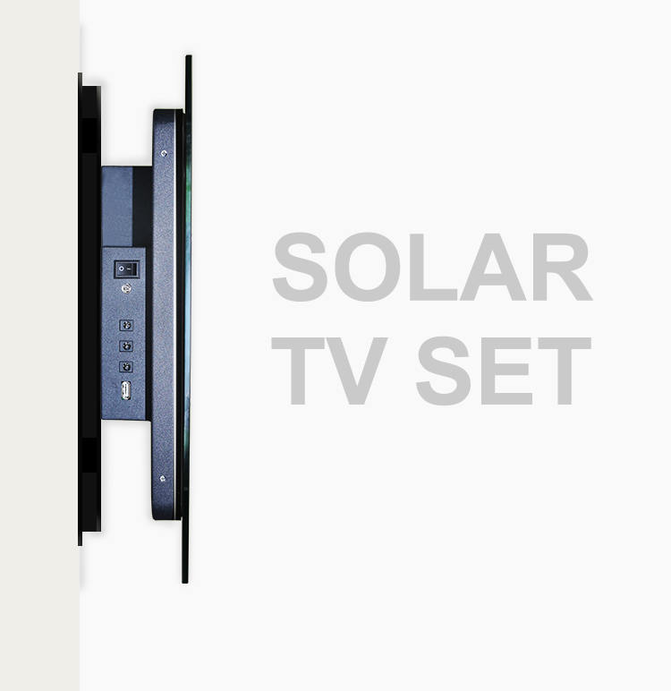 All In One Rechargeable Solar TV Power for DC fans and Lamp