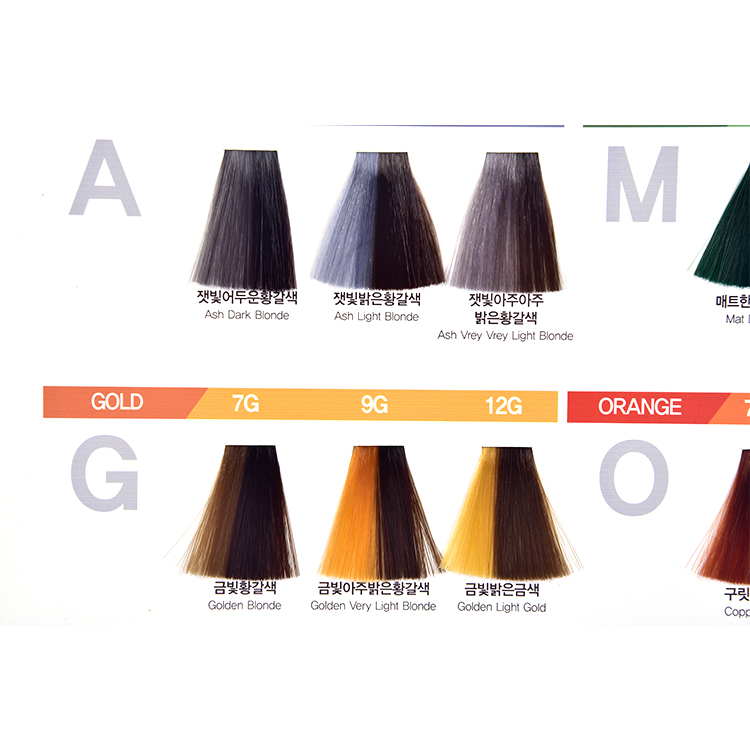 Asian hair color dye