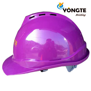 purple construction hard hats
