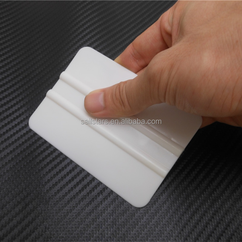 Пользовательские логотип белый винил обёрточная бумага Ракель скребок для автомобиля упаковка