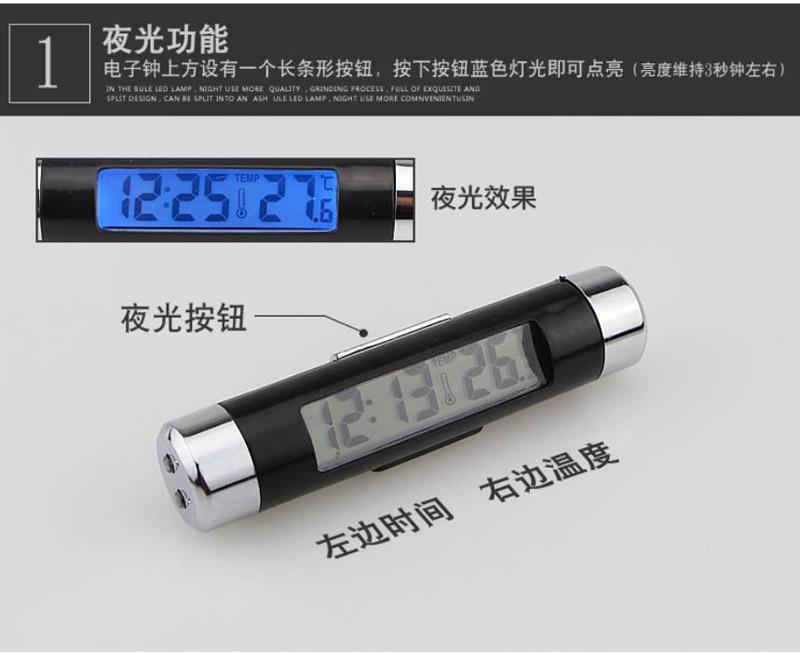 12V/24V Car LCD Digital Thermometer Voltmeter LED ... – Grandado