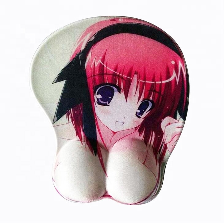 Anime boob mouse pad