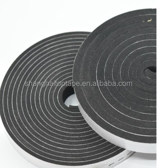 EPDM 1//2 W X 50 ft L Black 1//8 Thick Water-Resistant Closed Cell Foam Strip