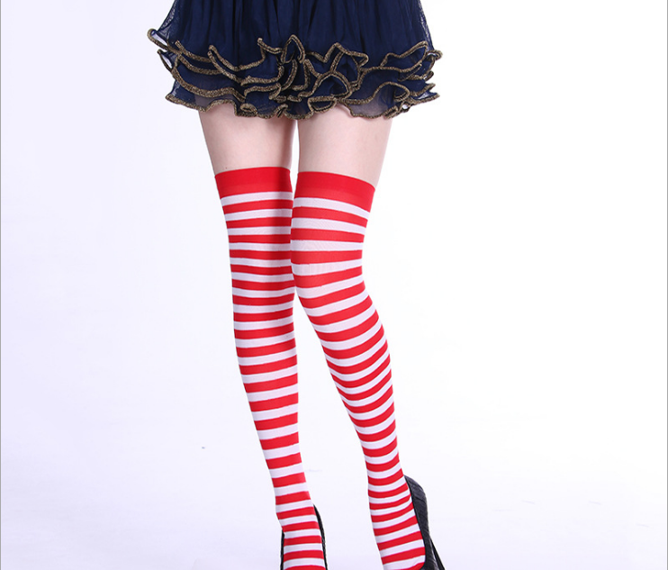 Halloween Rave Thigh High Socks Women 