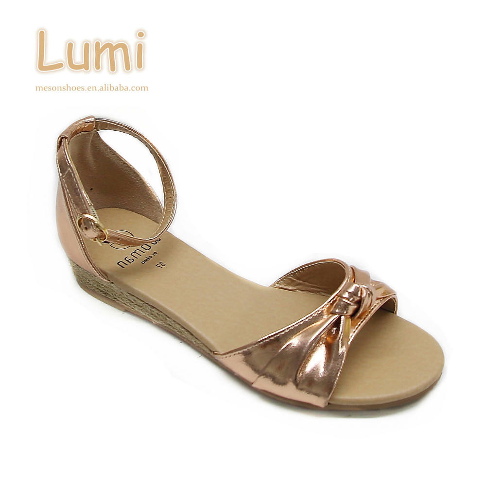 rose gold wedge shoes