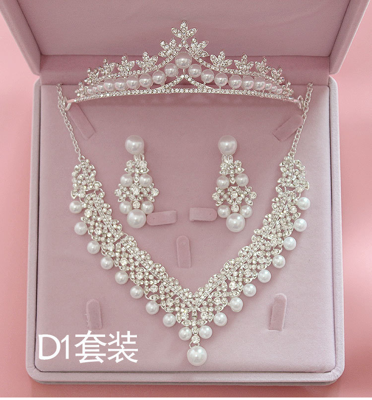 Обувь с украшением в виде кристаллов Стразы бриллианты жемчуг серебро филиал тиара венец ожерелье серьги комплект головной убор комплект ювелирных изделий T0024