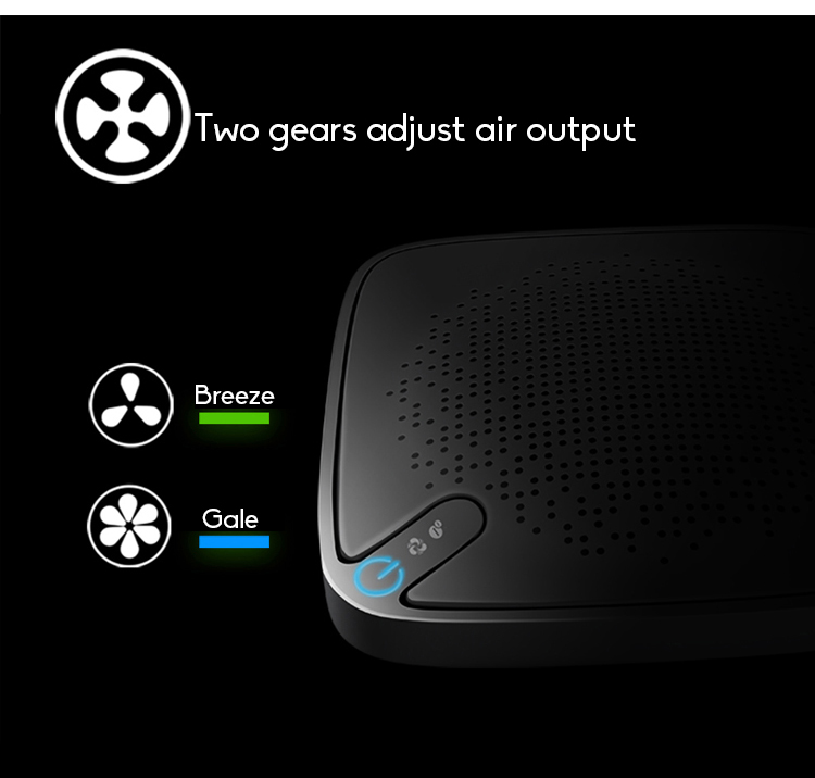 New Arrival Desktop Car Air Purifier USB Cord Air Mini Purifier for Car Use