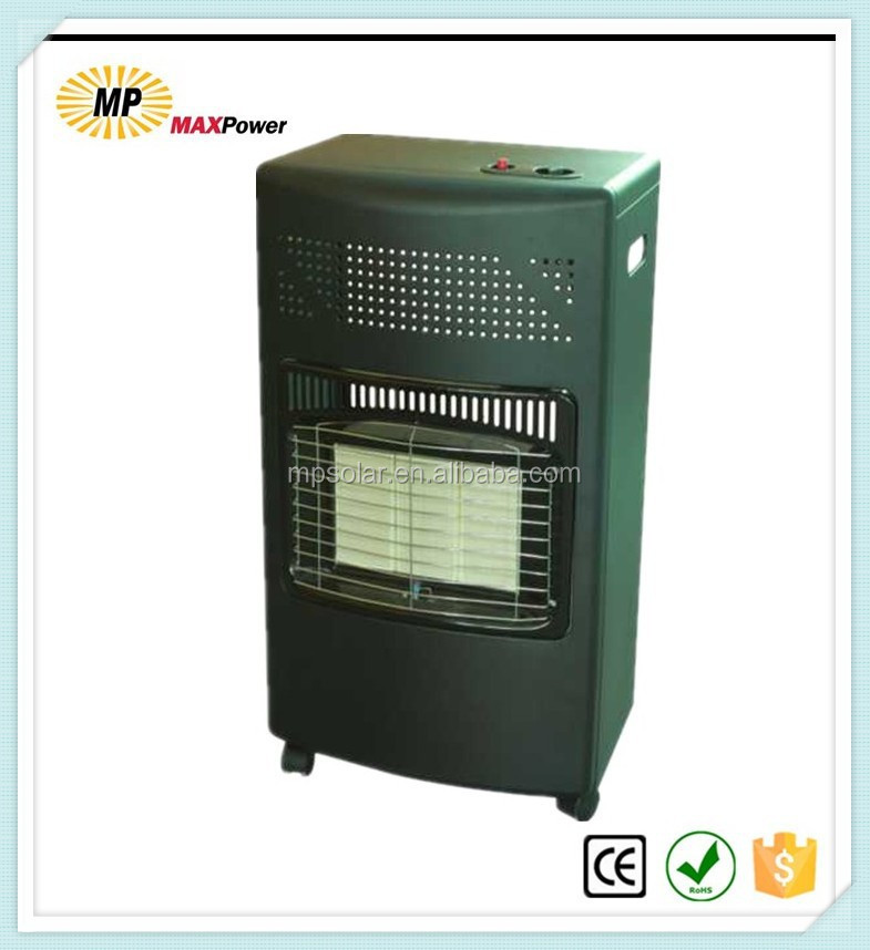 Домашний портативный газовый обогреватель голубого пламени для гостиной с вентилятором