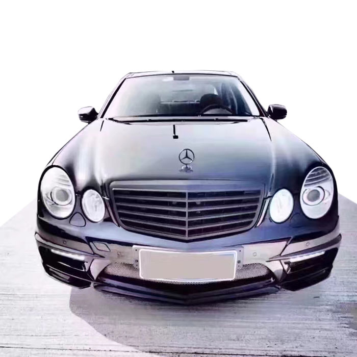 Front License Plate Holder Black Fits for MERCEDES-Benz E-Class W211 2007-2009