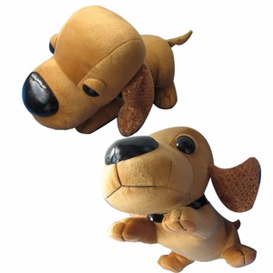 big head stuffed dog