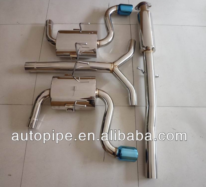 3/"DUAL TIP SS RACING CATBACK EXHAUST SYSTEM FOR 02-03 MINI COOPER//S R50//52//53