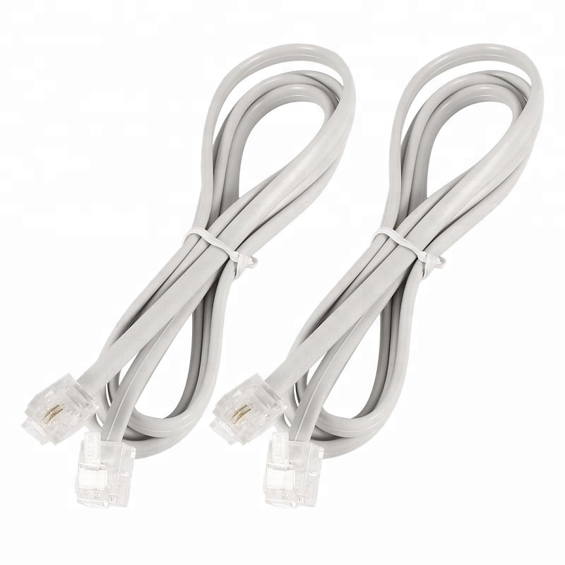 14ft стандартный прямой RJ12 6P6C телефонный удлинитель