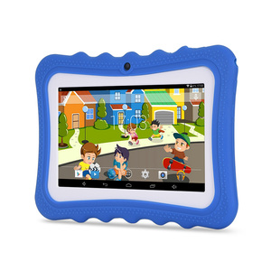 Christmas gifts 7inch tablet A33 Children Tablet PC 8GB Android Quad core colorful kids tablet with silicone table