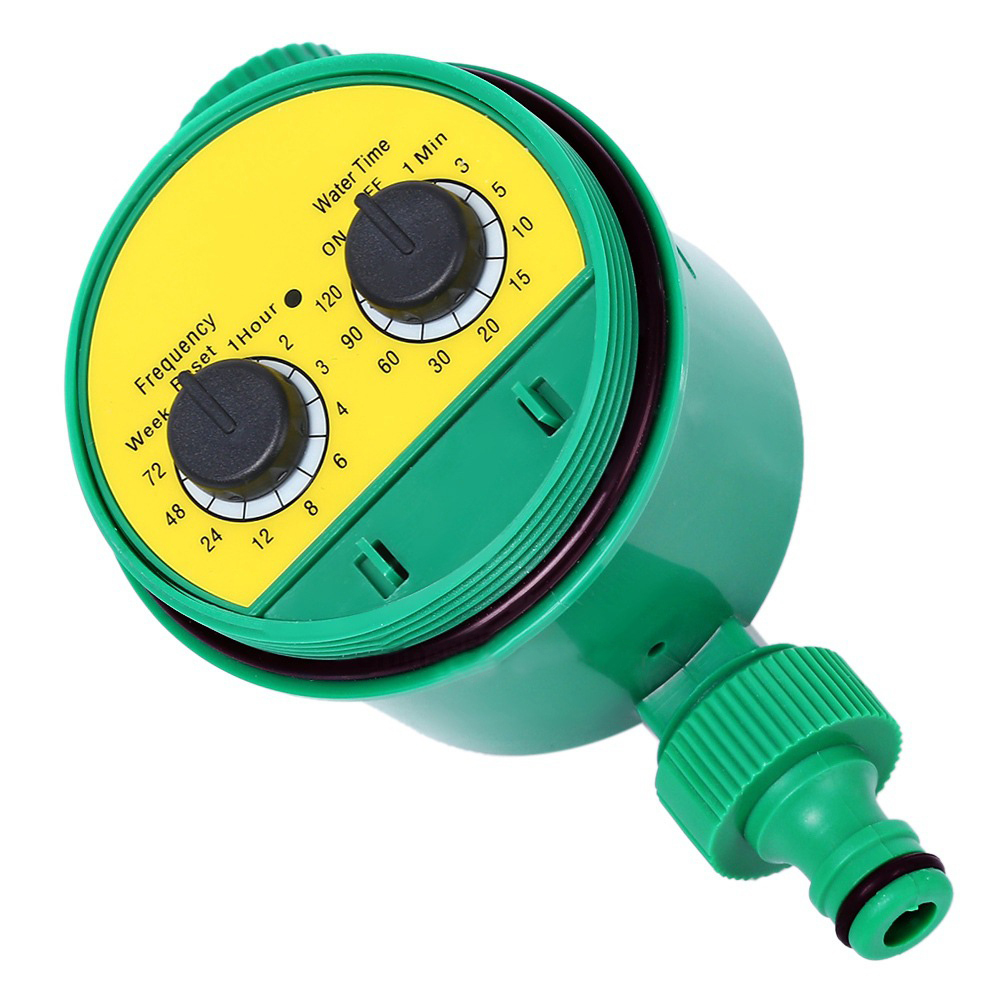 Green Garden Irrigation Controller Ball Valve Water Timer